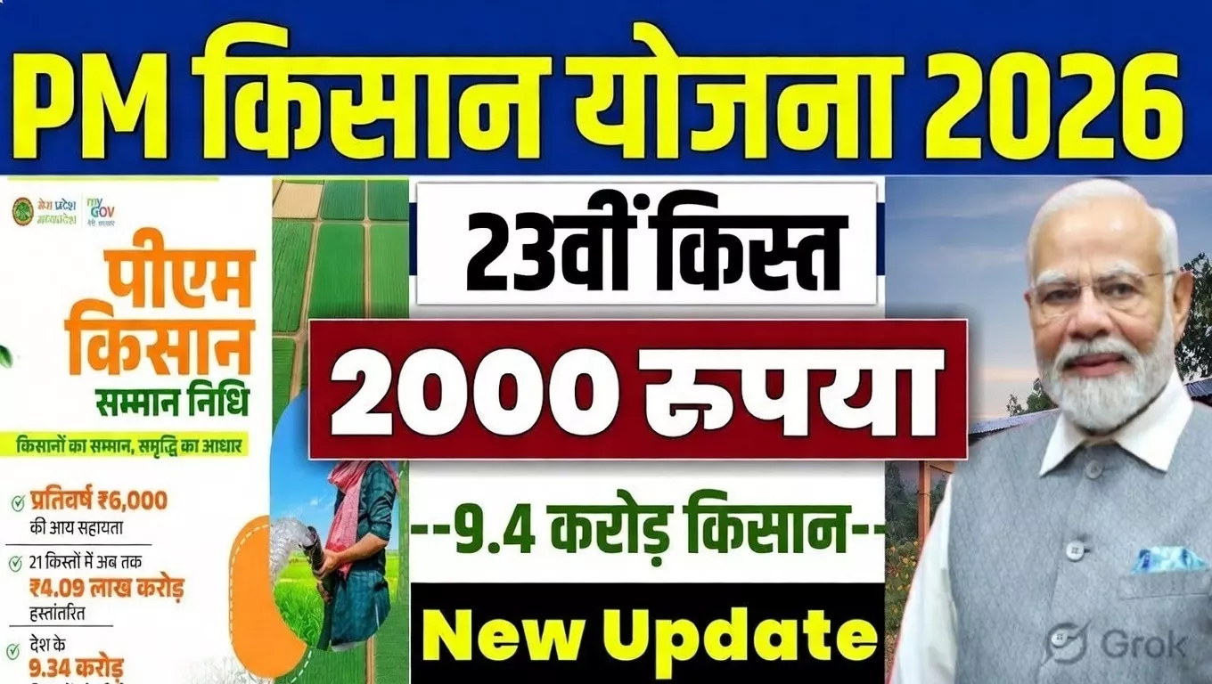 PM Kisan 23rd Installment Date 2026